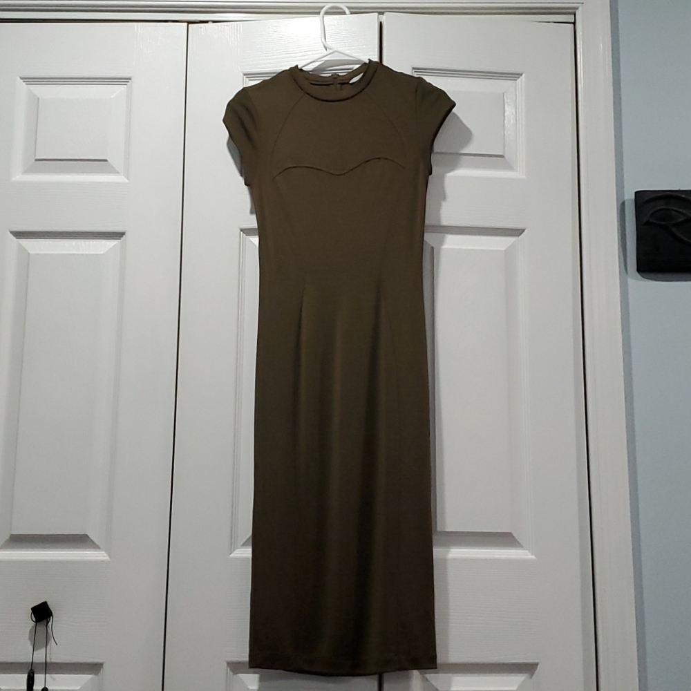 H&M Army Green Dress
